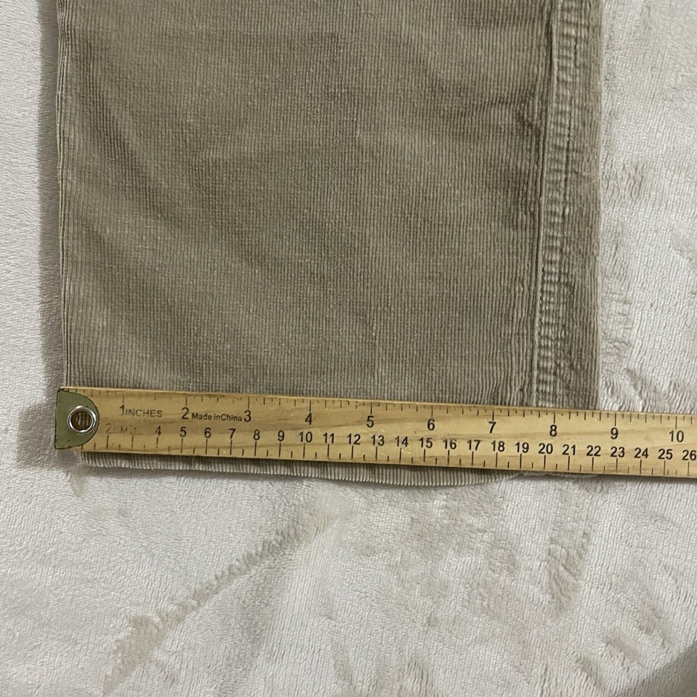 Woolrich Corduroy Pants Womens Size‎ 8 Beige Straight Leg Stretch Casual - Picture 7 of 8